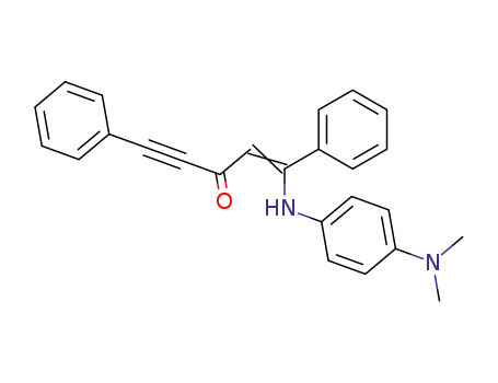 1-(N,N-Dimethyl-p-phenylendiamino)-1,5-diphenyl-penten-<sup>(1)</sup>-4-in-3-on