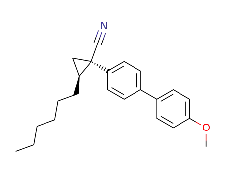 (1R,2S)-2-Hexyl-1-(4'-methoxy-biphenyl-4-yl)-cyclopropanecarbonitrile