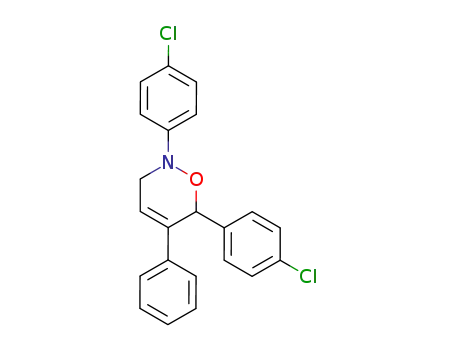 2,6-bis-(4-chloro-phenyl)-5-phenyl-3,6-dihydro-2<i>H</i>-[1,2]oxazine
