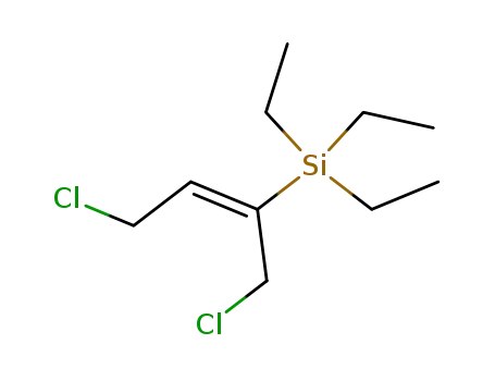 Molecular Structure of 108930-44-5 (1,4-dichloro 2-triethylsilylbut-2-ene)