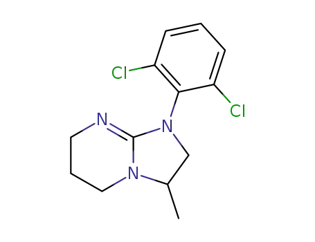 Molecular Structure of 112331-56-3 (Imidazo[1,2-a]pyrimidine,
1-(2,6-dichlorophenyl)-1,2,3,5,6,7-hexahydro-3-methyl-)