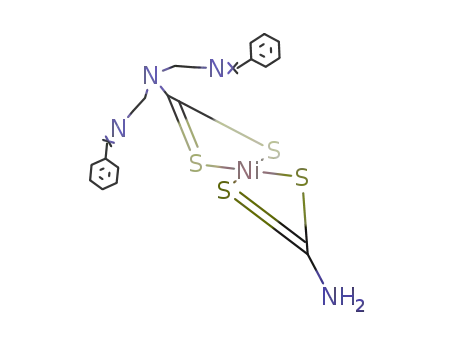 ((C<sub>6</sub>H<sub>5</sub>CHNC<sub>2</sub>H<sub>4</sub>)2NCS<sub>2</sub>)Ni(S<sub>2</sub>CNH<sub>2</sub>)