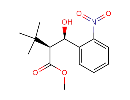 methyl 2-t-butyl-3-hydroxy-3-(o-nitrophenyl)propionate