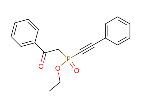 (2-Oxo-2-phenyl-ethyl)-phenylethynyl-phosphinic acid ethyl ester