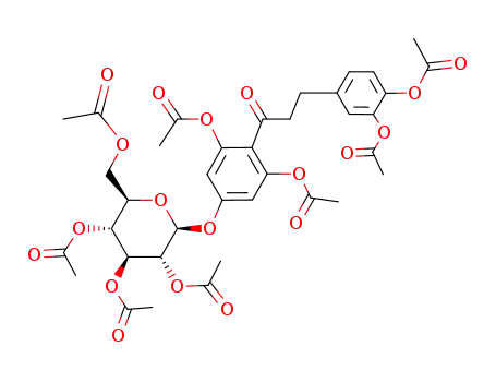 3-Hydroxy-phloretin-4'-β-D-glucosid-octaacetat