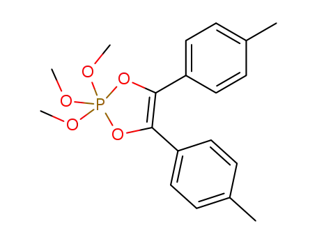 Molecular Structure of 88407-73-2 (1,3,2-Dioxaphosphole,
2,2-dihydro-2,2,2-trimethoxy-4,5-bis(4-methylphenyl)-)