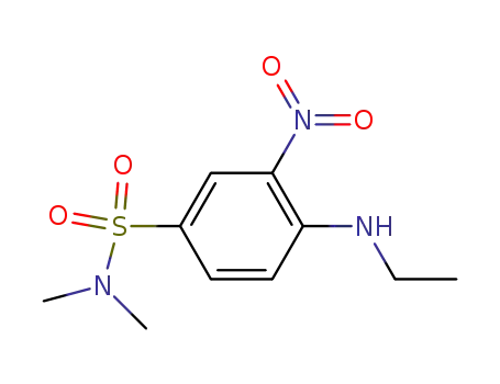 Molecular Structure of 81676-81-5 (2-nitro-4-dimethylsulfamoyl-N-ethylaniline)