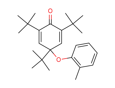 2,4,6-Tri-tert-butyl-4-o-tolyloxy-cyclohexa-2,5-dienone