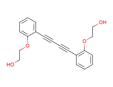Molecular Structure of 110421-82-4 (2,2'-Di-<β-hydroxy-aethoxy>-diphenyldiacetylen)