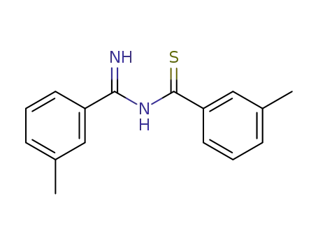 Molecular Structure of 858841-30-2 (N-{thio-m-toluoy} m-tolamidine)