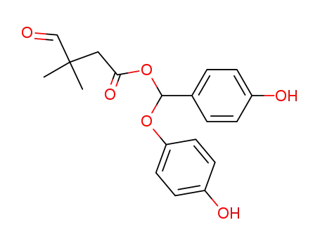 3,3-Dimethyl-4-oxo-butyric acid (4-hydroxy-phenoxy)-(4-hydroxy-phenyl)-methyl ester