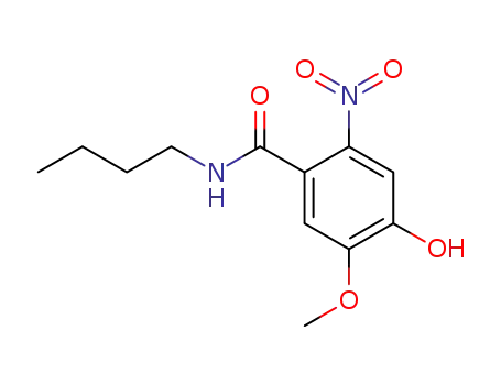 Benzamide, N-butyl-4-hydroxy-5-methoxy-2-nitro-