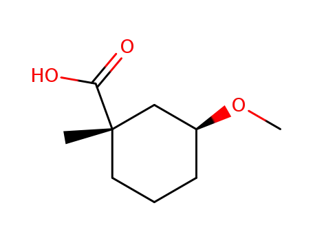 1-methyl-trans-3-methoxycyclohexanecarboxylic acid