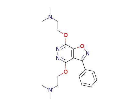 4,7-bis-(2-dimethylamino-ethoxy)-3-phenyl-isoxazolo[4,5-<i>d</i>]pyridazine