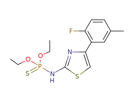 C<sub>14</sub>H<sub>18</sub>FN<sub>2</sub>O<sub>2</sub>PS<sub>2</sub>