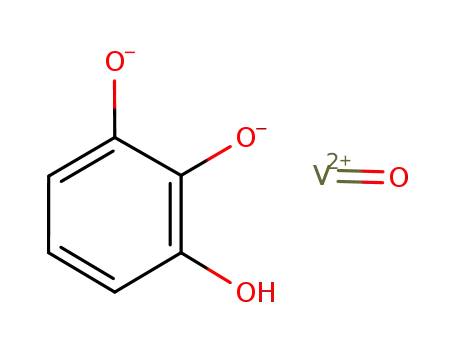 Molecular Structure of 27928-55-8 ((dihydroxo hydroxy benzene) oxo vanadium (IV))
