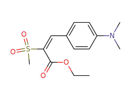 2-Propenoic acid, 3-[4-(dimethylamino)phenyl]-2-(methylsulfonyl)-, ethyl
ester, (E)-