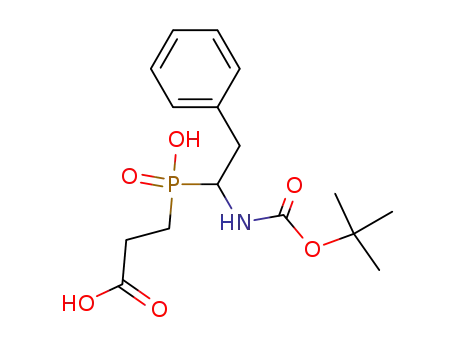 3-[(1-tert-Butoxycarbonylamino-2-phenyl-ethyl)-hydroxy-phosphinoyl]-propionic acid