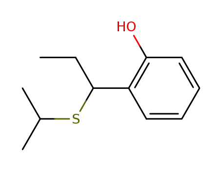 2-<1-(isopropylthio)propyl>phenol