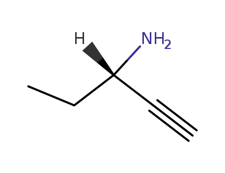Molecular Structure of 50285-35-3 (1-Pentyn-3-amine, (S)-)