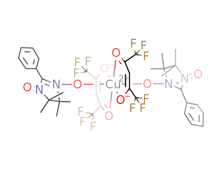 Molecular Structure of 106681-96-3 (bis-(2-phenyl-4,4,5,5-tetramethylimidazoline-1-oxyl 3-oxide)bis(hexafluoroacetylacetonato)copper(II))