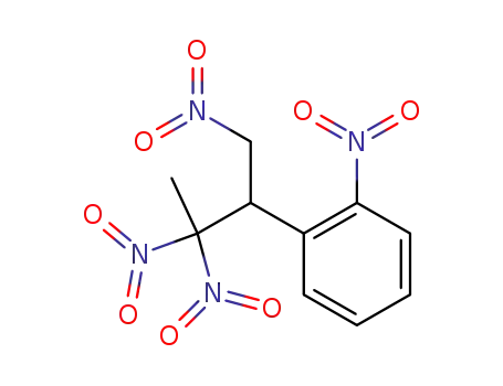 Molecular Structure of 10169-22-9 (2-Nitro-1-<1,3,3-trinitro-butyl-2>-benzol)