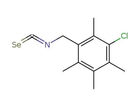 1-Chloro-3-isoselenocyanatomethyl-2,4,5,6-tetramethyl-benzene