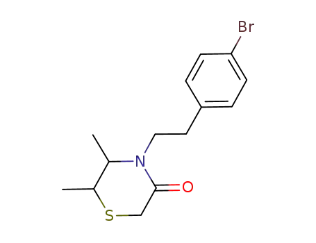 4-[2-(4-bromophenyl)ethyl]-5,6-dimethyl-1,4-thiazaperhydroin-3-one