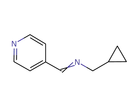 Molecular Structure of 165806-99-5 (pyridine-4-carboxaldehyde cyclopropylmethylimine)