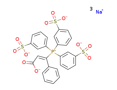 (2-carboxy-1-phenylethenyl)tris(3-sulfophenyl)phosphonium inner salt, trisodium salt