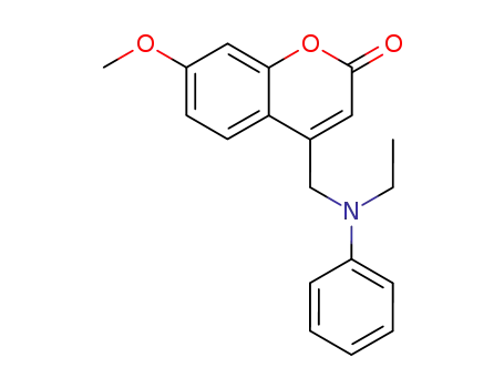 4-(N-ethyl-N-phenylaminomethyl)-7-methoxycoumarin