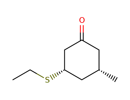 cis-3-(ethylthio)-5-methylcyclohexanone
