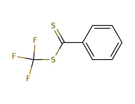 Molecular Structure of 105501-63-1 (Benzenecarbodithioic acid, trifluoromethyl ester)