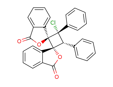<1'R-(1'α,2'β,3'α,4'α)>-3'-Chlor-3',4'-diphenyldispiro<isobenzofuran-1(3H),1'-cyclobutan-2',1''(3''H)-isobenzofuran>-3,3''-dion