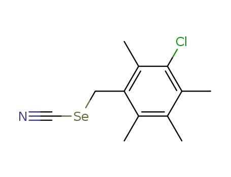 1-Chloro-2,3,4,6-tetramethyl-5-selenocyanatomethyl-benzene