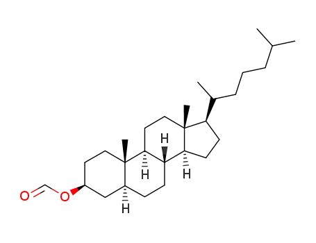 Molecular Structure of 42921-34-6 (formiate de cholestanyle-3β)