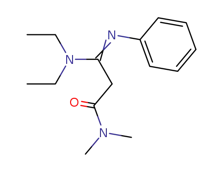 2-(N,N-Diethyl-N'-phenyl-carbamimidoyl)-N,N-dimethyl-acetamide