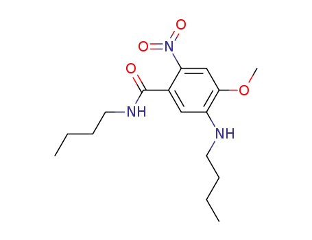 Benzamide, N-butyl-5-(butylamino)-4-methoxy-2-nitro-