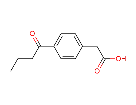 4-(1-oxobutyl)benzeneacetic acid