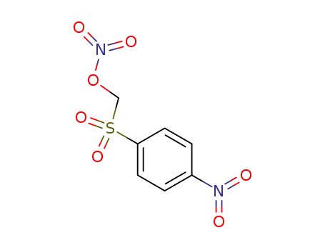 Molecular Structure of 34292-18-7 (Methanol, [(4-nitrophenyl)sulfonyl]-, nitrate (ester))