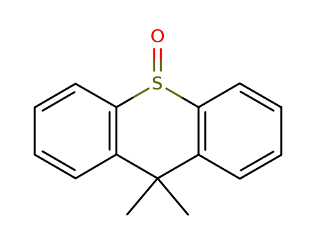 Molecular Structure of 19019-06-8 (9H-Thioxanthene, 9,9-dimethyl-, 10-oxide)