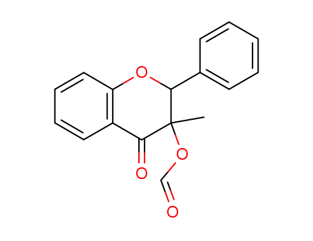 2,3-dihydro-c-3-formyloxy-t-3-methyl-r-2-phenyl-4H-1-benzylpyran-4-one