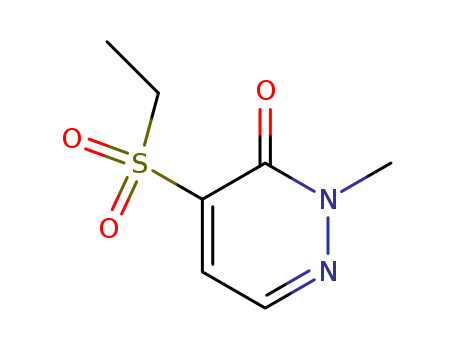 3(2H)-Pyridazinone, 4-(ethylsulfonyl)-2-methyl-