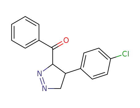 Molecular Structure of 6631-06-7 ([4-(4-chlorophenyl)-4,5-dihydro-3H-pyrazol-3-yl](phenyl)methanone)