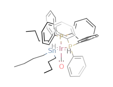 IrH<sub>2</sub>(CO){Sn(C<sub>4</sub>H<sub>9</sub>)3}{P(C<sub>6</sub>H<sub>5</sub>)3}2