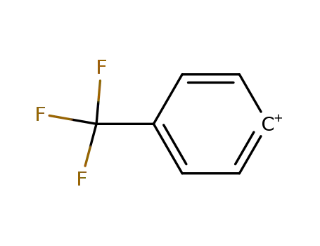 4-trifluoromethyl-phenylium