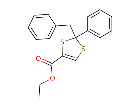 2-benzyl-2-phenyl-4-ethoxycarbonyl-1,3-dithiole