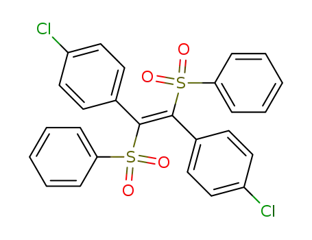 trans-1,2-Bis-<4-chlor-phenyl>-1,2-diphenylsulfonyl-aethylen