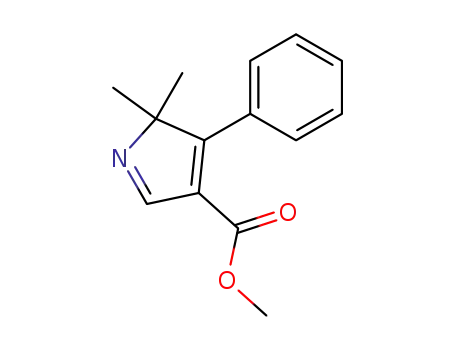 2,2-Dimethyl-3-phenyl-2H-pyrrol-4-carbonsaure-methylester