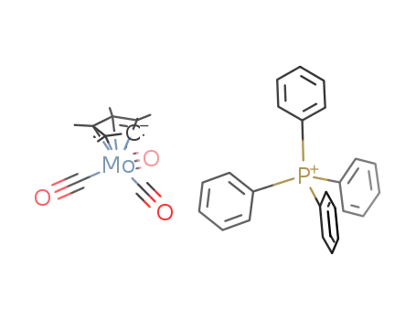 Molecular Structure of 168642-59-9 ((tetraphenylphosphonium)[Cp(*)Mo(CO)3])
